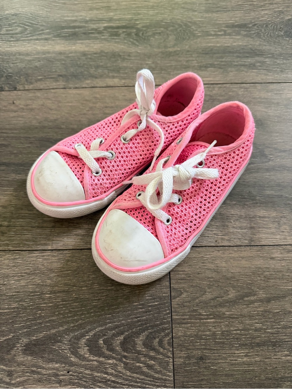 Sz 10 Kids Pink Mesh converse
